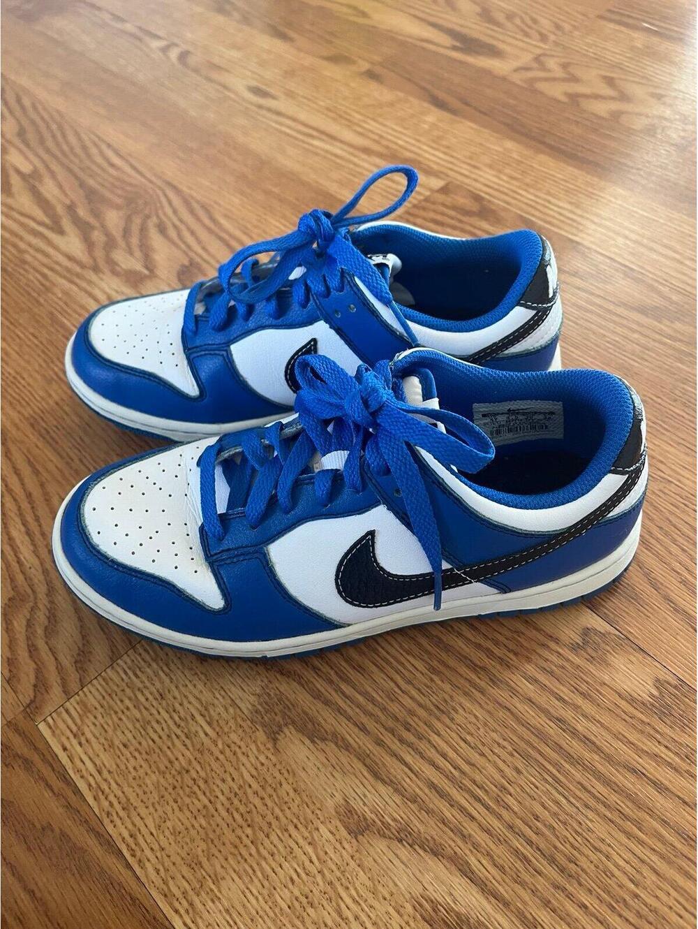 Rare Nike Dunk NG Golf Shoes Size 4Y in Blue/White